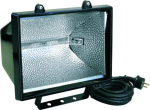 Flood projector Quartz 120 Watt halogeen marktklem CEE