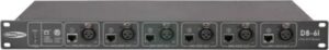 Showtec DB-1-4 dmx splitter 4 channel 3/5 polig