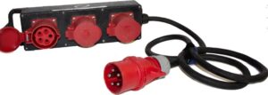 Verdeelslof 32A>3x 32A – NO Fuse