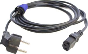 Euro voedingskabel 3 mtr