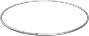 Alubuis 48mm cirkel 3mtr zwart 4 stukken