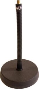 K&M tafelstatief zwart zwanenhals 20cm