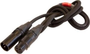 XLR 3 polig kabel 1,5mtr