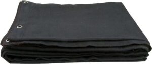 Theaterdoek zwart 3×7.5mtr (bxh)