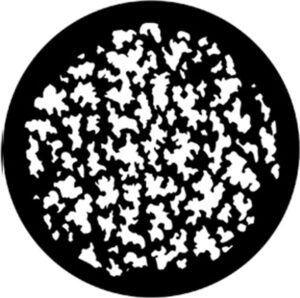 Breakup gobo A-size 77805 Leaf Breakup (medium)