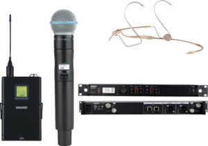 Shure ULX-D set – 1x handheld 1x HSP headset