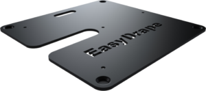 Easydrape vloerplaat FOH ZW 34.5 x 34.5cm / 5 kg ( regie)