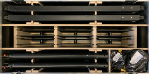 Easydrape FOH regie set 10mtr