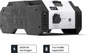 Wattsun accupack stroomvoorziening 3kw Dock (doorstapelbaar)