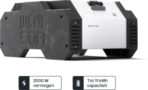 Wattsun accupack stroomvoorziening 3kw Pack (doiorstapelbaar)
