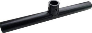 Alubuis 48mm T-outrigger with couplers Zwart