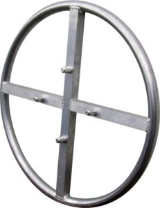 Truss Totem Cirkel 100cm H30V zilver