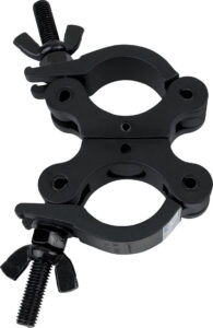 50 mm swivel coupler compact SWL 300Kg Zwart