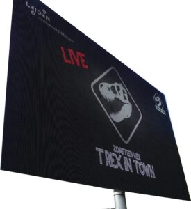 LED scherm P3 op aanhanger 6m2 360x180cm (16:9)