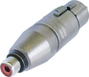 Bus XLR female/RCA female