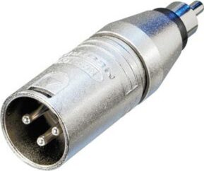 XLR male/RCA male L/R