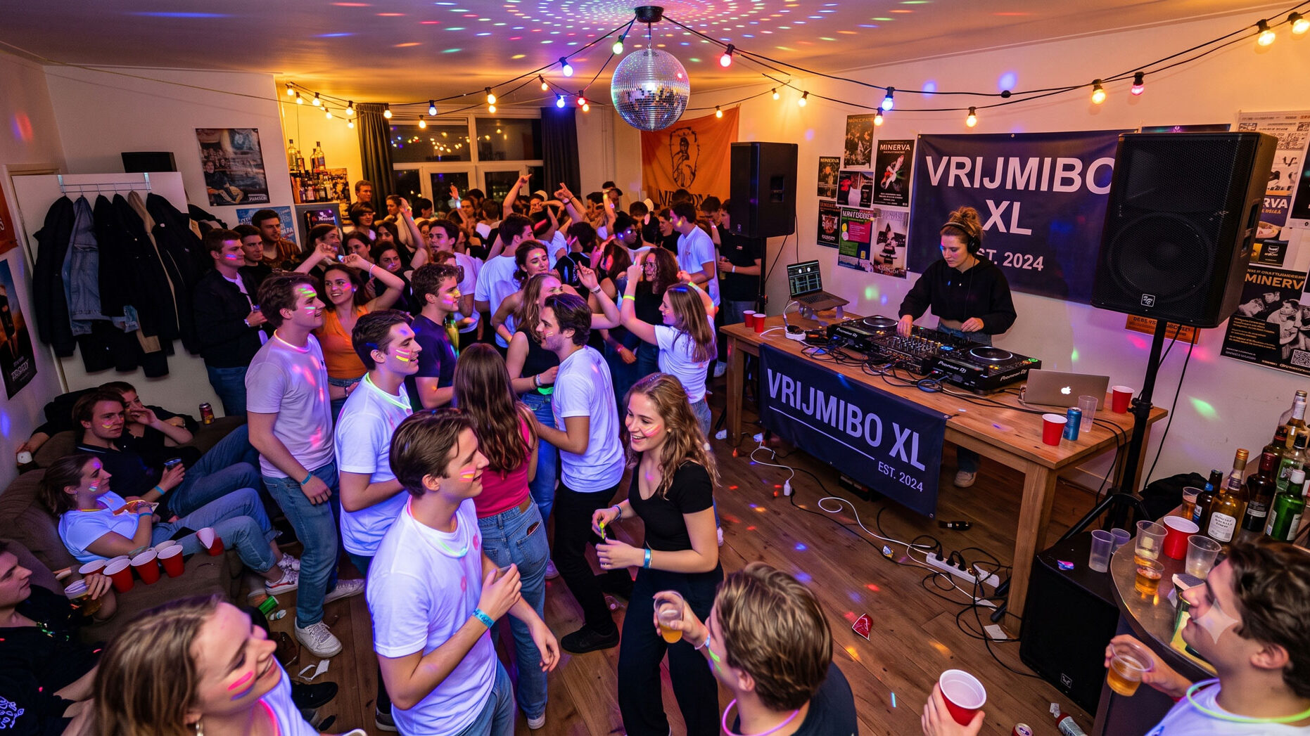 Feesttechniek huren voor huisfeest en vrijmibo