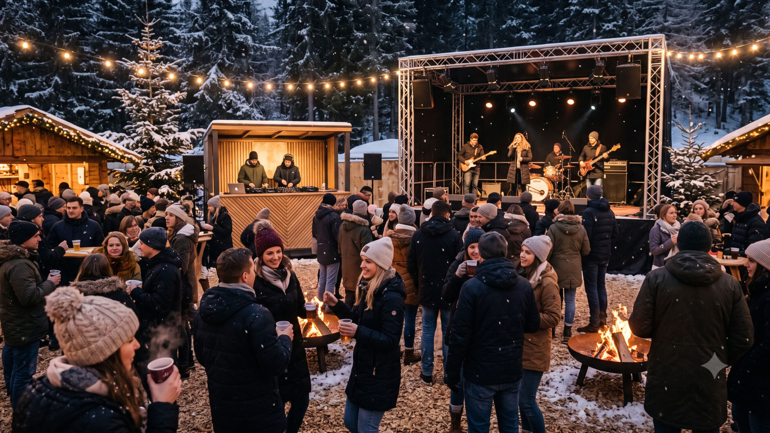 Winter wonderland op werk